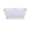 Aqua Eden Pedestal Bathtubs, 65.94 L, 30.5 W, White, Acrylic VTSQ663124 - alternate 7